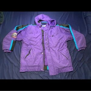 Utah Jazz Vintage Rare Puffer Jacket Mens XL Starter